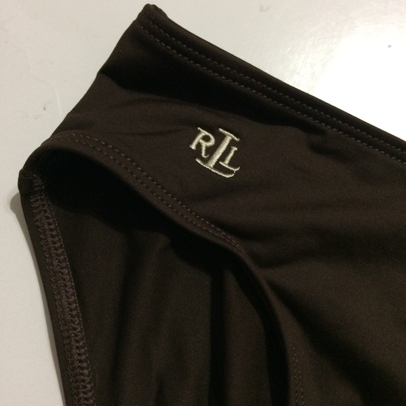 Lauren Ralph Lauren Brown Bikini Bottoms - Picture 2 of 6